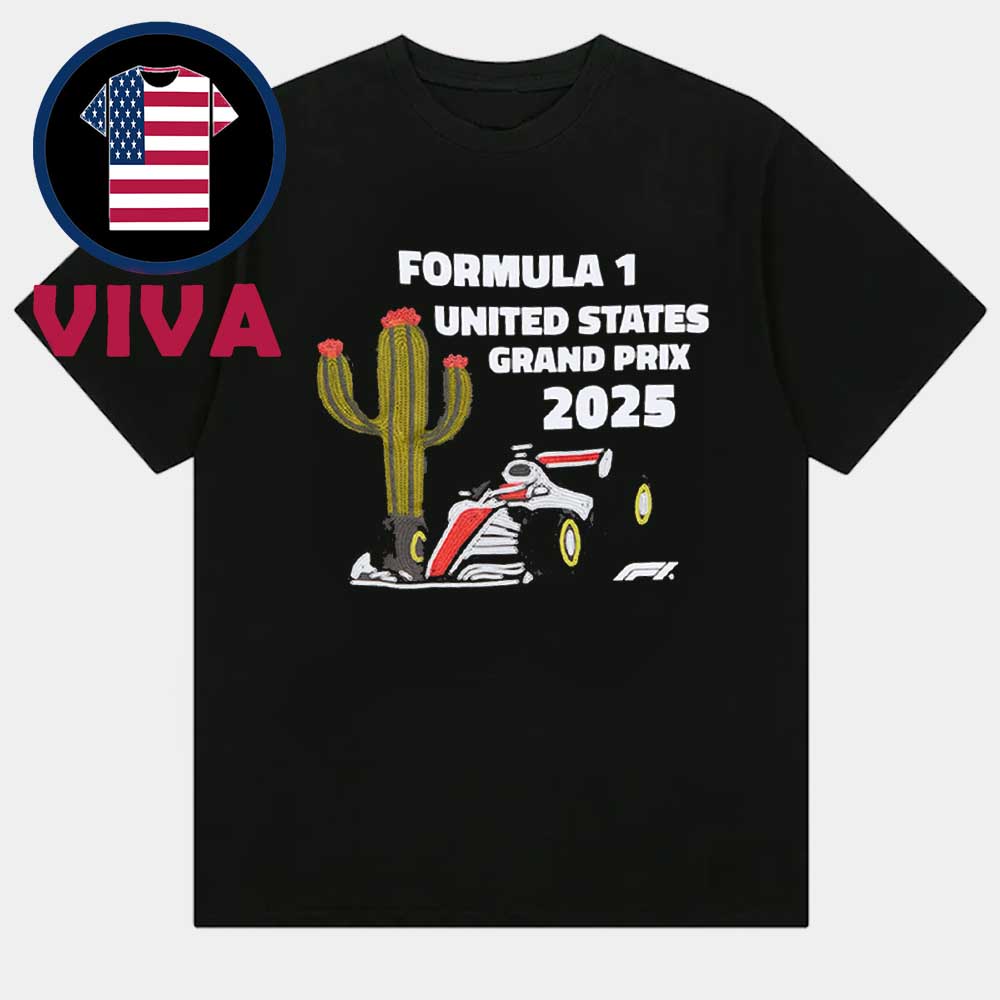 Formula 1 x Pacsun United States Grand Prix 2025 Austin Cactus Unisex T-Shirt Formula 1 x Pacsun United States Grand Prix 2025 Austin Cactus Unisex T-Shirt