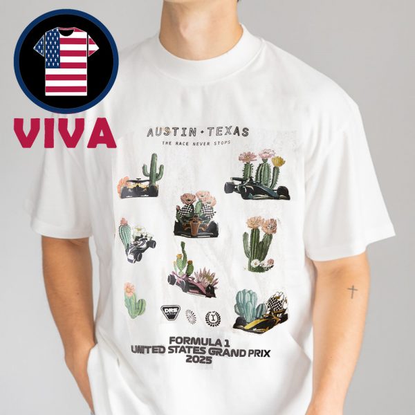 Formula 1 x Pacsun United States Grand Prix 2025 Austin GP Race Classic T-Shirt