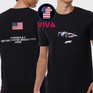 Formula 1 x Pacsun United States Grand Prix 2025 Austin GP Road To Freedom Two Sided T-Shirt