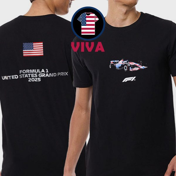 Formula 1 x Pacsun United States Grand Prix 2025 Austin GP Road To Freedom Two Sided T-Shirt