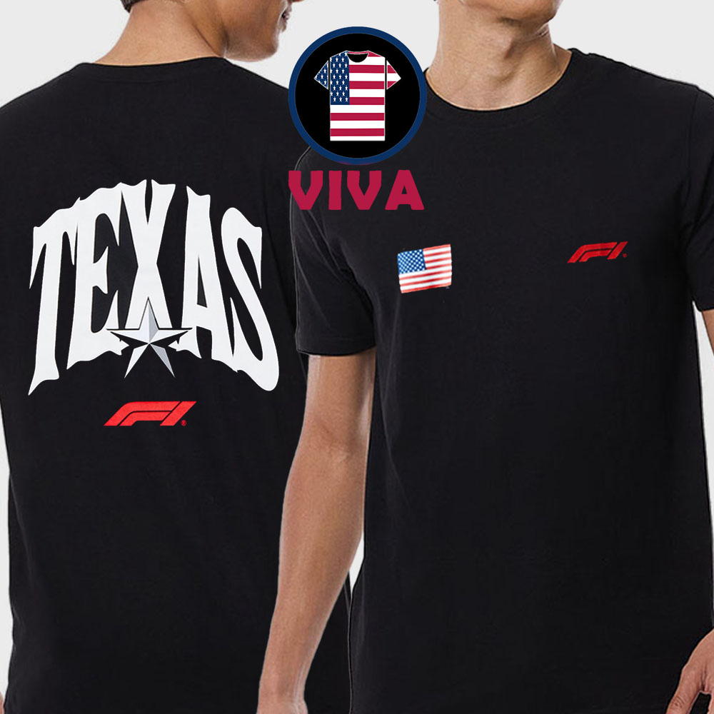 Formula 1 x Pacsun United States Grand Prix 2025 Austin Texas GP Two Sided T-Shirt Formula 1 x Pacsun United States Grand Prix 2025 Austin Texas GP Two Sided T-Shirt