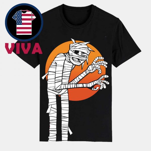 Gorillaz Halloween 2025 Mummy All Over Print T-Shirt
