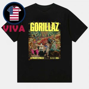 Gorillaz Pohoda Festival 2025 Slovensku Slovakia From July 9th To 11th Unisex T-Shirt