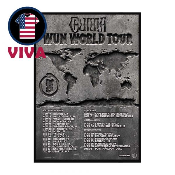 Gunna Wun World Tour 2025 2026 Home Decor Poster Canvas