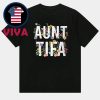 I Am Aunt Tifa American Flag Unisex T-Shirt