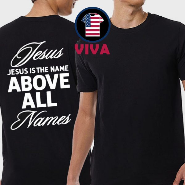 Jesus Is The Name Above All Names Justin Fields Wearing Unisex T-Shirt