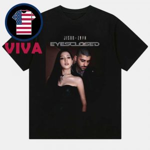 Jisoo Zayn Malik Eyes Closed 2025 Unisex T-Shirt