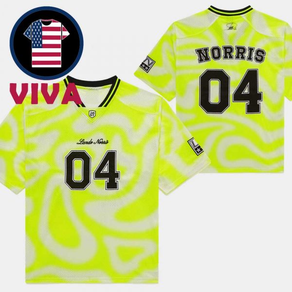 Lando Norris LN Four Grandstand American Football Jersey