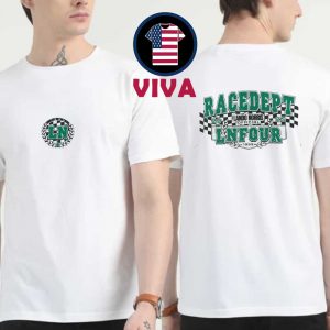Lando Norris LN Four Race Dept Flag Two Sided T-Shirt