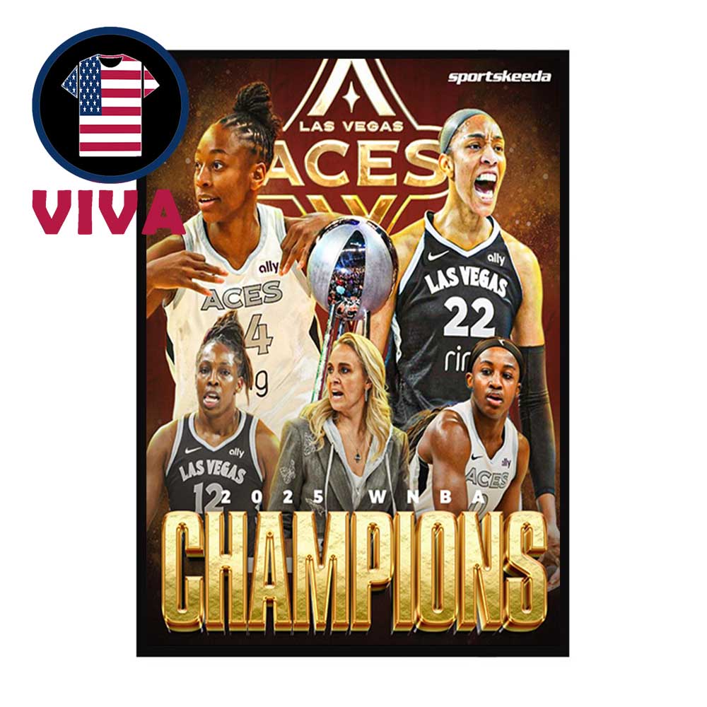 Las Vegas Aces 2025 WNBA Champions Back To Back Home Decor Poster Canvas Las Vegas Aces 2025 WNBA Champions Back To Back Home Decor Poster Canvas