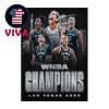 Las Vegas Aces WNBA Champions 2025 Home Decor Poster Canvas