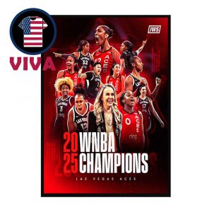 Las Vegas Aces WNBA Champions 2025 Home Decor Poster Canvas