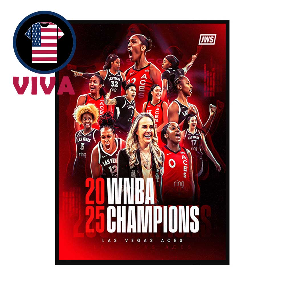 Las Vegas Aces WNBA Champions 2025 Home Decor Poster Canvas Las Vegas Aces WNBA Champions 2025 Home Decor Poster Canvas