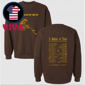 Laufey A Matter of Time Tour Dates 2025 Two Sided Crewneck