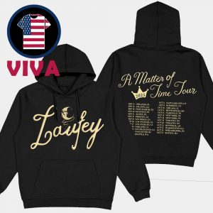 Laufey A Matter of Time Tour Dates 2025 Two Sided Hoodie