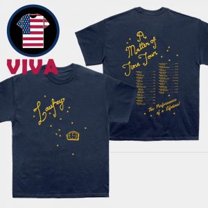 Laufey A Matter of Time Tour Dates 2025 Two Sided T-Shirt