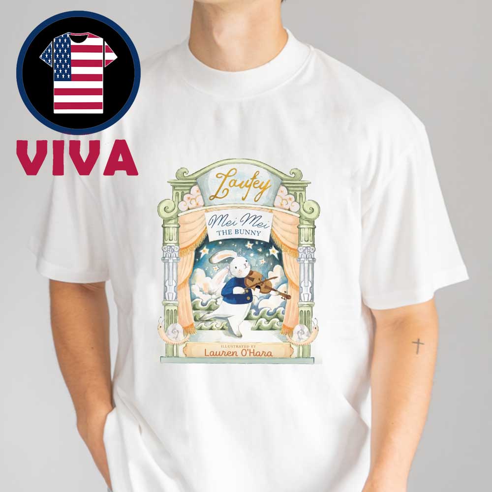 Laufey Mei Mei The Bunny 2026 April 21st Unisex T-Shirt Laufey Mei Mei The Bunny 2026 April 21st Unisex T-Shirt