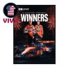 McLaren F1 Team Constructors Champions 2025 Back To Back Home Decor Poster Canvas