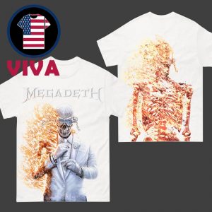 Megadeth Flame Vic Jumbo Final Album All Over Print T-Shirt