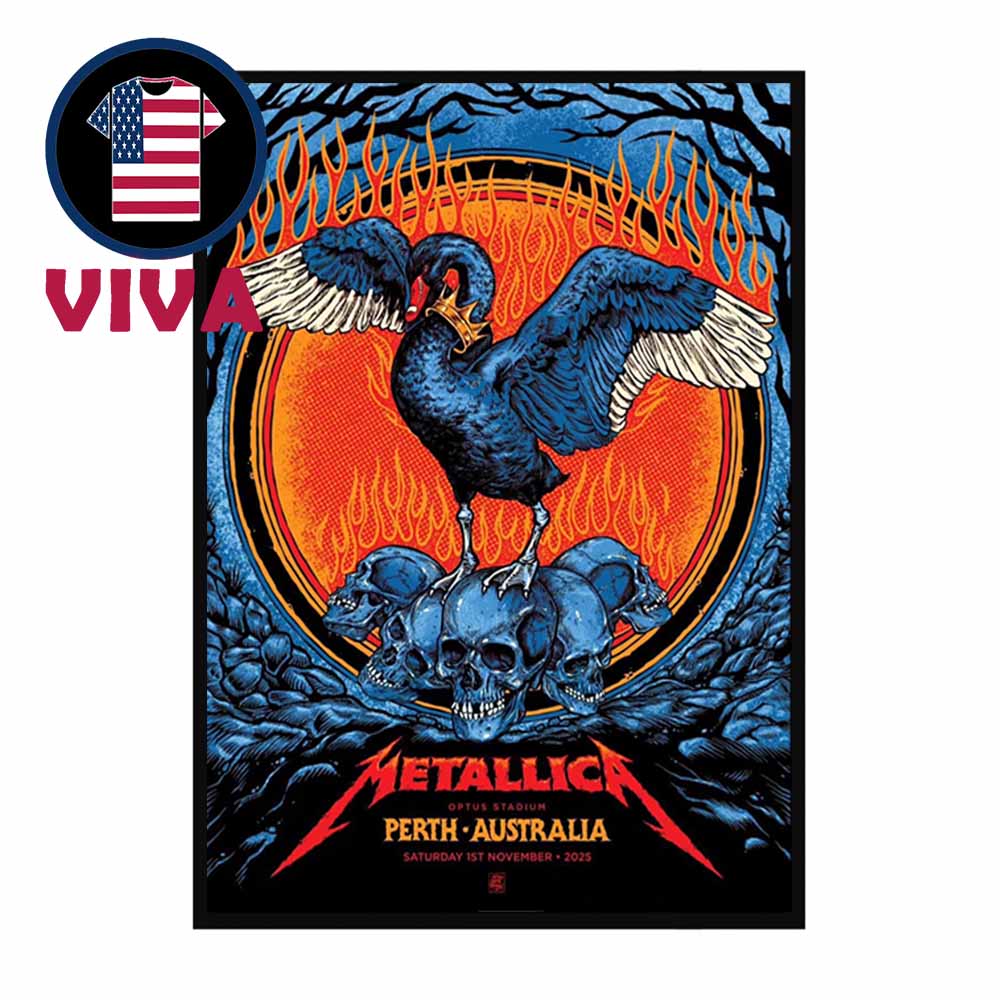Metallica Perth 2025 Optus Stadium Australia On November 1st Pop Up Home Decor Poster Canvas Metallica Perth 2025 Optus Stadium Australia On November 1st Pop Up Home Decor Poster Canvas