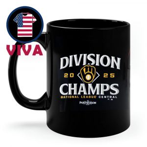 Milwaukee Brewers 2025 NL Central Division Champions Ceramic Mug Cup