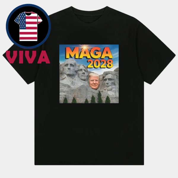 Trump Mount Rushmore MAGA 2028 Unisex T-Shirt