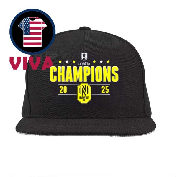 Nashville Soccer Club 2025 US Open Cup Champions Classic Hat Cap Snapback