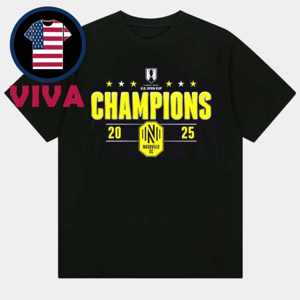 Nashville Soccer Club 2025 US Open Cup Champions Unisex T-Shirt