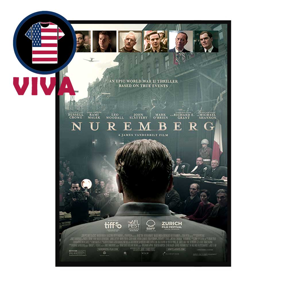 Nuremberg Film 2025 Exclusively To Theaters November 7 Home Decor Poster Canvas Nuremberg Film 2025 Exclusively To Theaters November 7 Home Decor Poster Canvas