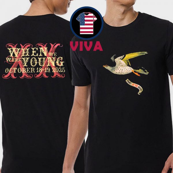 Panic When We Were Young 2025 At The Disco October 18th 19th Two Sided T-Shirt
