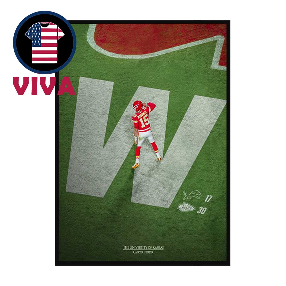 Patrick Mahomes Kansas City Chiefs Vs Detroit Lions 2025 The University Of Kansas Cancer Center Home Decor Poster Canvas Patrick Mahomes Kansas City Chiefs Vs Detroit Lions 2025 The University Of Kansas Cancer Center Home Decor Poster Canvas