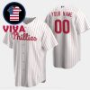 Philadelphia Phillies White Home Replica Nike MLB Custom Jersey