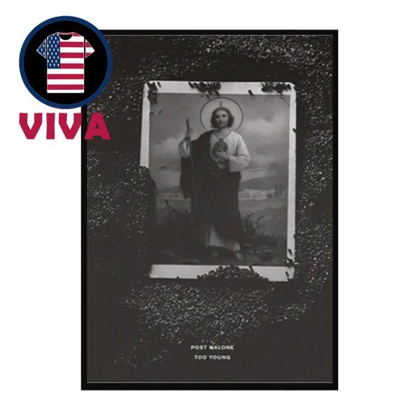 Post Malone Too Young 10 Years Anniversary Home Decor Poster Canvas