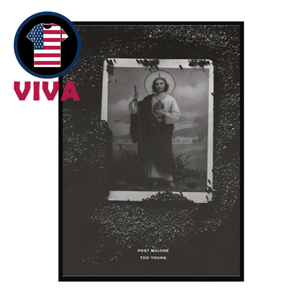 Post Malone Too Young 10 Years Anniversary Home Decor Poster Canvas Post Malone Too Young 10 Years Anniversary Home Decor Poster Canvas