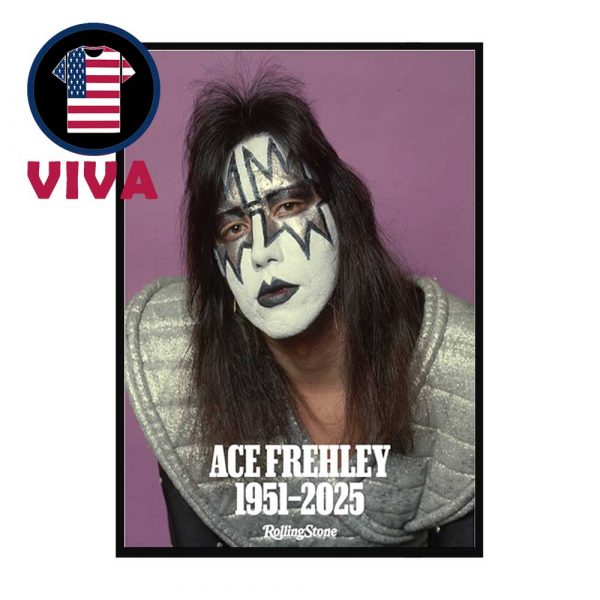 Rip Ace Frehley Kiss 1951 2025 Home Decor Poster Canvas