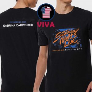 Sabrina Carpenter Saturday Night Live 51 Concert Studio 8H New York City NYC Two Sided T-Shirt