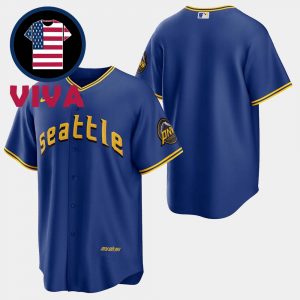 Seattle Mariners Nike Royal City Connect Replica Jersey