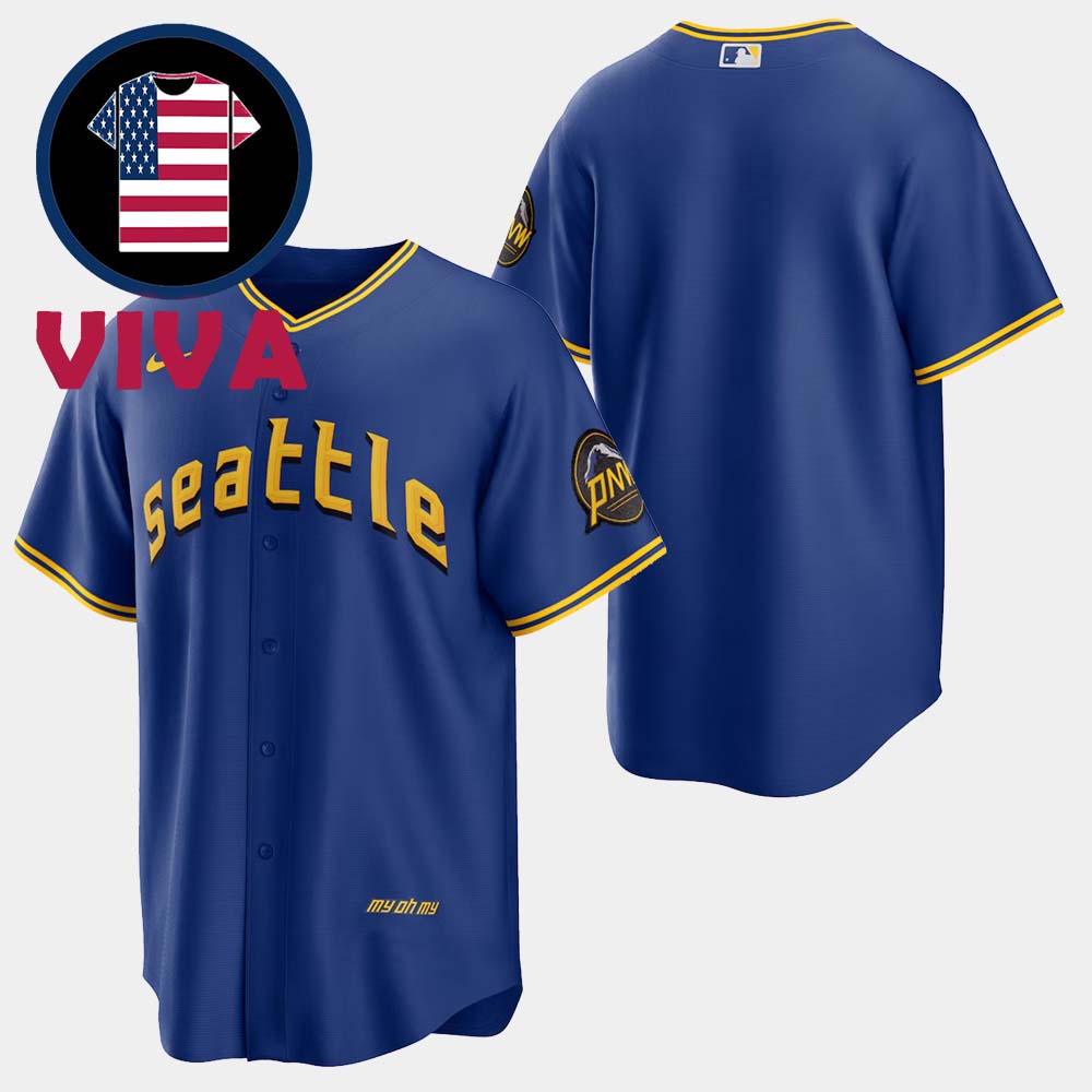 Seattle Mariners Nike Royal City Connect Replica Jersey Seattle Mariners Nike Royal City Connect Replica Jersey