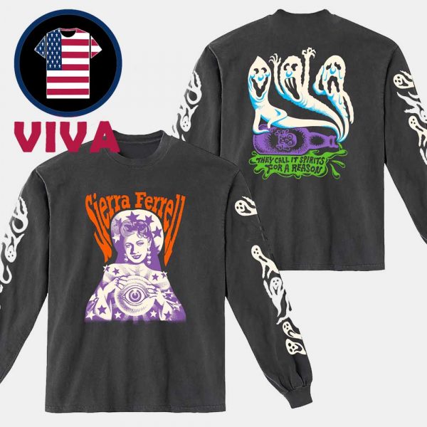 Sierra Ferrell Halloween 2025 All Over Print Long Sleeve Sweater