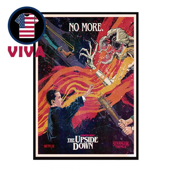 Stranger Things Season 1 1983 Chapter Eight The Upside Down Home Decor Poster Canvas