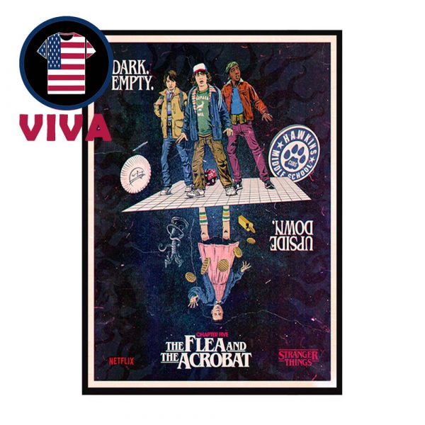 Stranger Things Season 1 1983 Chapter Five The Flea And The Acrobat Art Home Decor Poster Canvas