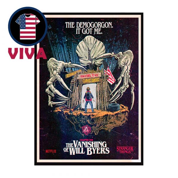 Stranger Things Season 1 1983 Chapter One The Vanishing Of Will Byers Home Decor Poster Canvas