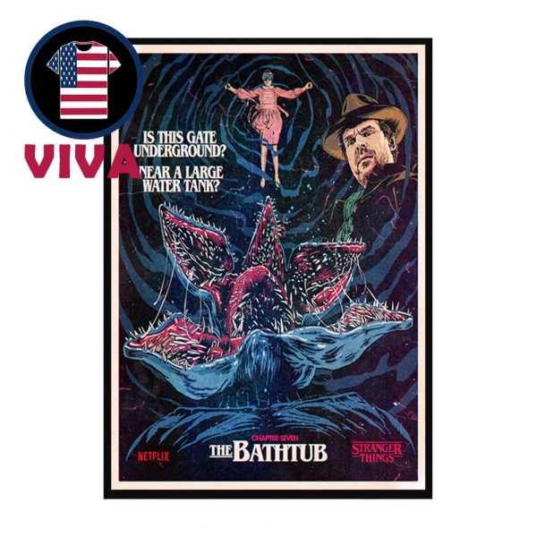 Stranger Things Season 1 1983 Chapter Seven The Bathtub Wall Art Home Decor Poster Canvas