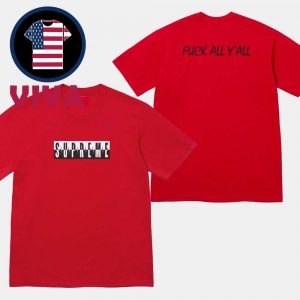 Supreme Fck All Y’All Split Two Sided T-Shirt