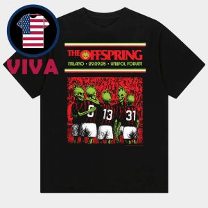 The Offspring Unipol Forum Milano 2025 September 29th Unisex T-Shirt