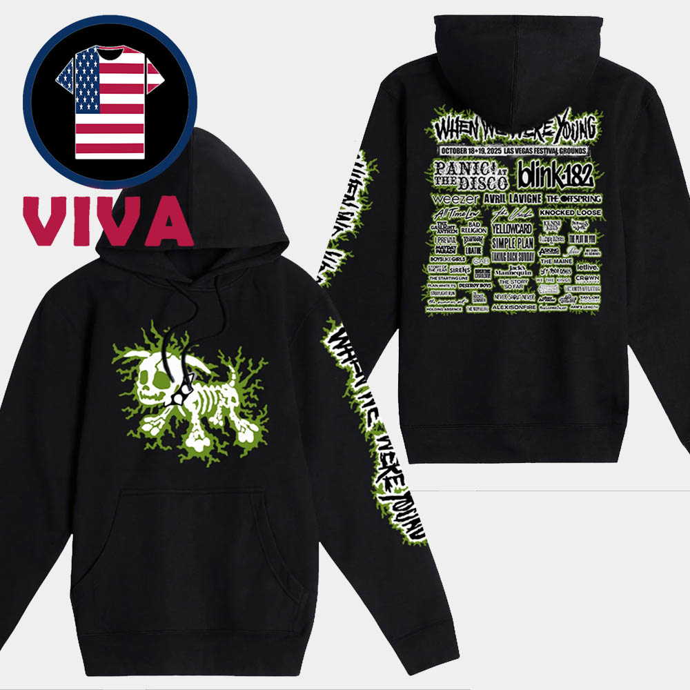 When We Were Young 2025 October 18th 19th Electric Dog Lineup All Over Print Hoodie When We Were Young 2025 October 18th 19th Electric Dog Lineup All Over Print Hoodie