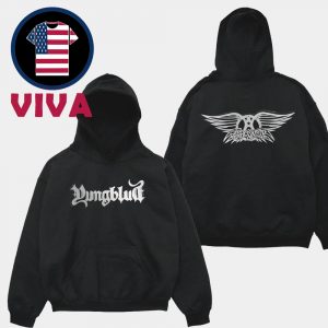 Yungblud And Aerosmith One More Time Two Sided Hoodie Yungblud And Aerosmith One More Time Two Sided Hoodie