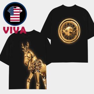 Beyonce Gold Reindeer Holiday Christmas 2025 All Over Print T-Shirt