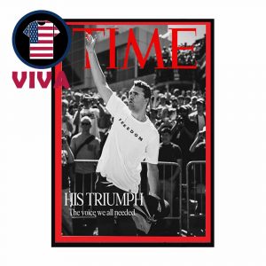 Charlie Kirk Time Magazine Cover Freedom 2025 His Triumph The Voice We All Needed Home Decor Poster Canvas