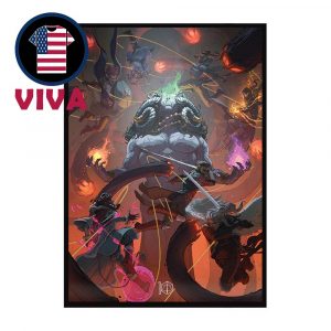 Critical Role 10 Years Anniversary Mighty Nein Home Decor Poster Canvas